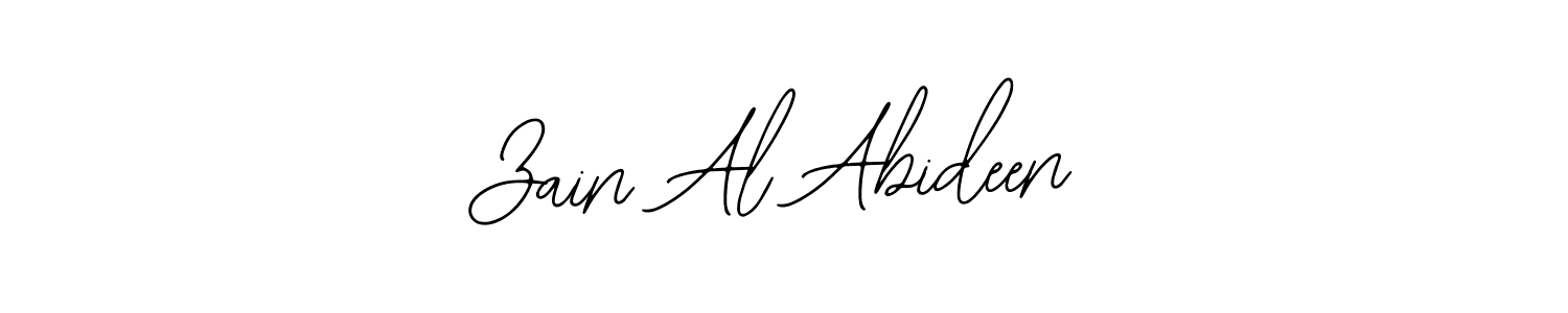 How to make Zain Al Abideen signature? Bearetta-2O07w is a professional autograph style. Create handwritten signature for Zain Al Abideen name. Zain Al Abideen signature style 12 images and pictures png