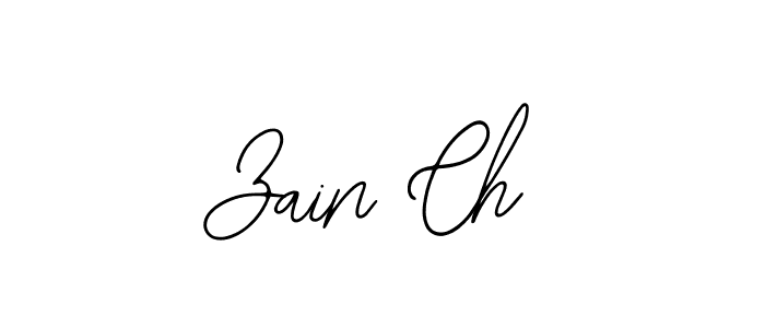 Make a beautiful signature design for name Zain Ch. Use this online signature maker to create a handwritten signature for free. Zain Ch signature style 12 images and pictures png