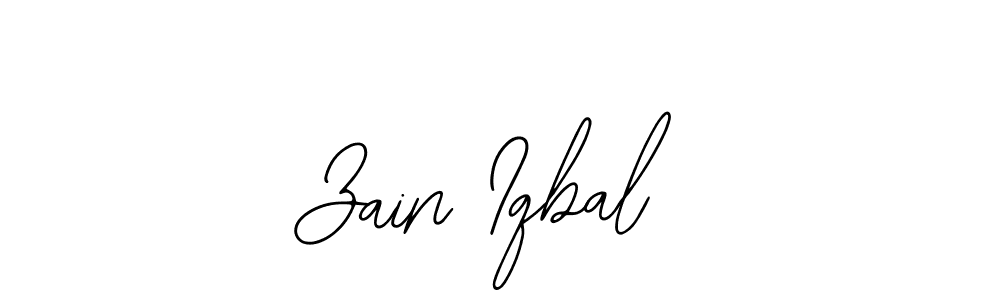 How to make Zain Iqbal name signature. Use Bearetta-2O07w style for creating short signs online. This is the latest handwritten sign. Zain Iqbal signature style 12 images and pictures png