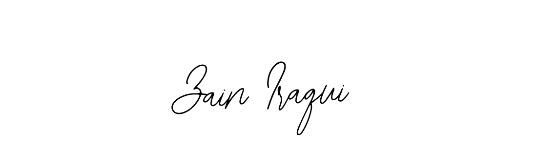 Create a beautiful signature design for name Zain Iraqui. With this signature (Bearetta-2O07w) fonts, you can make a handwritten signature for free. Zain Iraqui signature style 12 images and pictures png