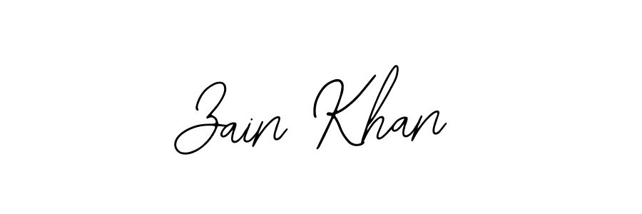 Zain Khan stylish signature style. Best Handwritten Sign (Bearetta-2O07w) for my name. Handwritten Signature Collection Ideas for my name Zain Khan. Zain Khan signature style 12 images and pictures png