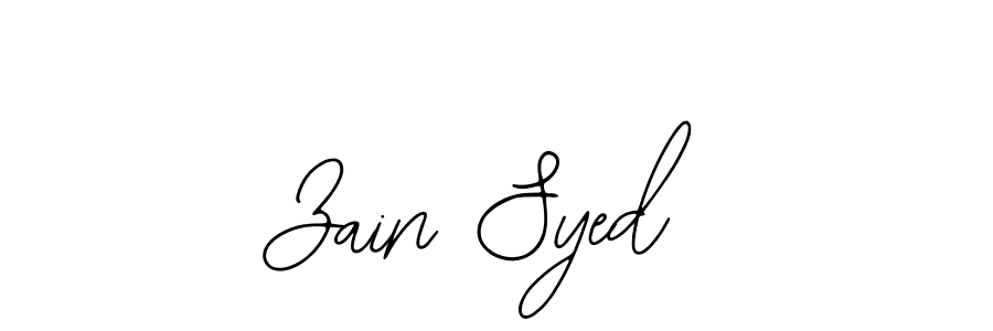 Make a beautiful signature design for name Zain Syed. With this signature (Bearetta-2O07w) style, you can create a handwritten signature for free. Zain Syed signature style 12 images and pictures png