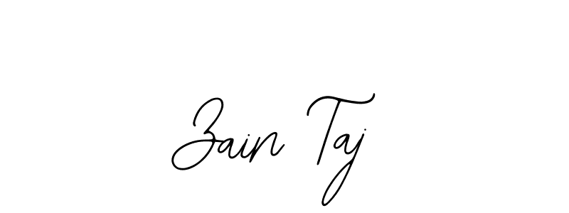 Zain Taj stylish signature style. Best Handwritten Sign (Bearetta-2O07w) for my name. Handwritten Signature Collection Ideas for my name Zain Taj. Zain Taj signature style 12 images and pictures png