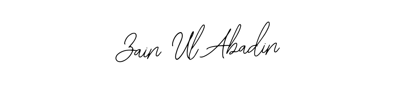 Create a beautiful signature design for name Zain Ul Abadin. With this signature (Bearetta-2O07w) fonts, you can make a handwritten signature for free. Zain Ul Abadin signature style 12 images and pictures png