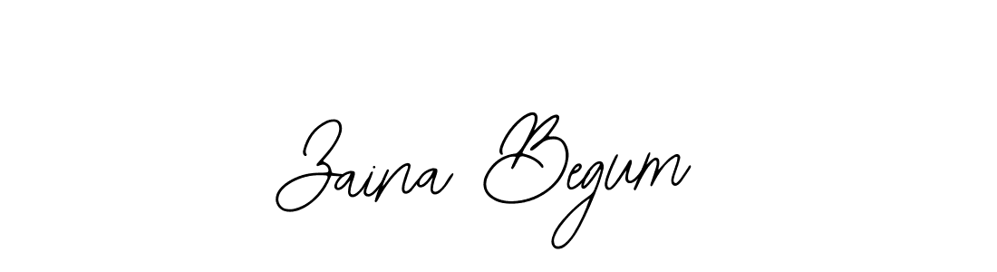 Make a beautiful signature design for name Zaina Begum. Use this online signature maker to create a handwritten signature for free. Zaina Begum signature style 12 images and pictures png