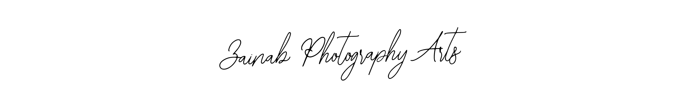 Zainab Photography Arts stylish signature style. Best Handwritten Sign (Bearetta-2O07w) for my name. Handwritten Signature Collection Ideas for my name Zainab Photography Arts. Zainab Photography Arts signature style 12 images and pictures png
