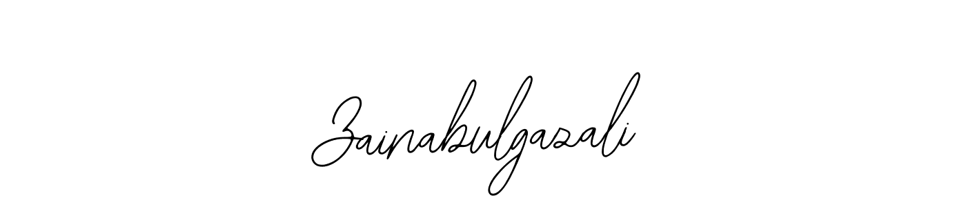 Similarly Bearetta-2O07w is the best handwritten signature design. Signature creator online .You can use it as an online autograph creator for name Zainabulgazali. Zainabulgazali signature style 12 images and pictures png