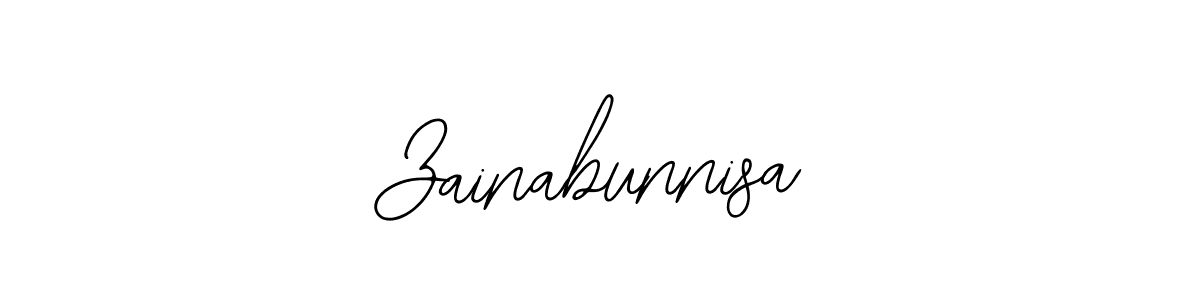 Also You can easily find your signature by using the search form. We will create Zainabunnisa name handwritten signature images for you free of cost using Bearetta-2O07w sign style. Zainabunnisa signature style 12 images and pictures png