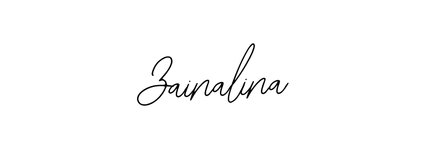 Make a beautiful signature design for name Zainalina. Use this online signature maker to create a handwritten signature for free. Zainalina signature style 12 images and pictures png