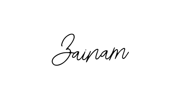 Make a beautiful signature design for name Zainam. Use this online signature maker to create a handwritten signature for free. Zainam signature style 12 images and pictures png