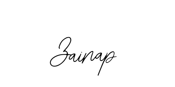 Make a beautiful signature design for name Zainap. With this signature (Bearetta-2O07w) style, you can create a handwritten signature for free. Zainap signature style 12 images and pictures png