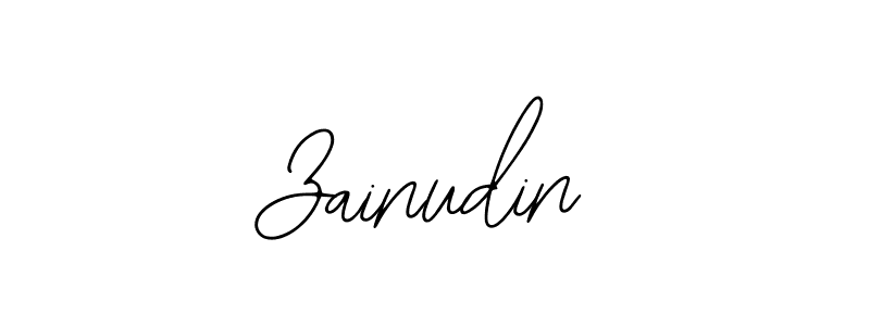Use a signature maker to create a handwritten signature online. With this signature software, you can design (Bearetta-2O07w) your own signature for name Zainudin. Zainudin signature style 12 images and pictures png
