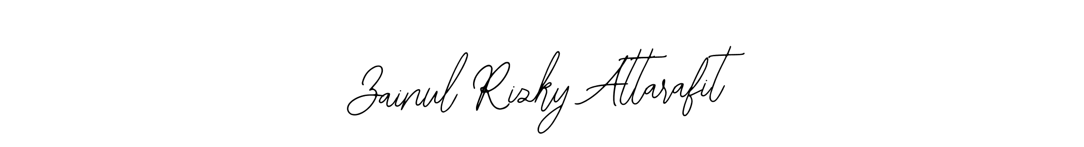 if you are searching for the best signature style for your name Zainul Rizky Attarafit. so please give up your signature search. here we have designed multiple signature styles  using Bearetta-2O07w. Zainul Rizky Attarafit signature style 12 images and pictures png