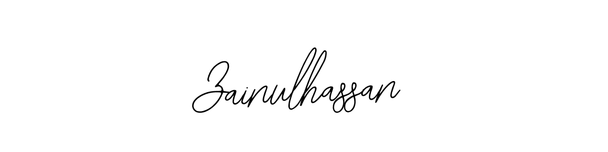 Make a beautiful signature design for name Zainulhassan. Use this online signature maker to create a handwritten signature for free. Zainulhassan signature style 12 images and pictures png