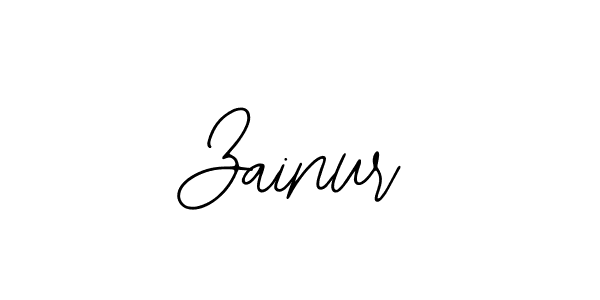 Create a beautiful signature design for name Zainur. With this signature (Bearetta-2O07w) fonts, you can make a handwritten signature for free. Zainur signature style 12 images and pictures png