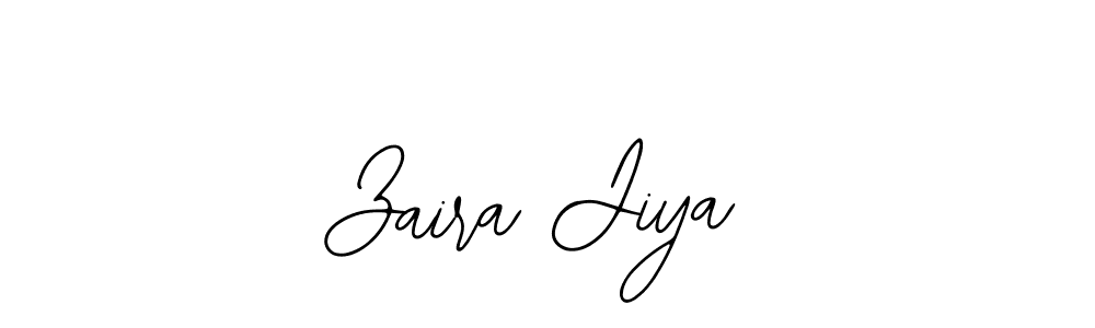 Bearetta-2O07w is a professional signature style that is perfect for those who want to add a touch of class to their signature. It is also a great choice for those who want to make their signature more unique. Get Zaira Jiya name to fancy signature for free. Zaira Jiya signature style 12 images and pictures png