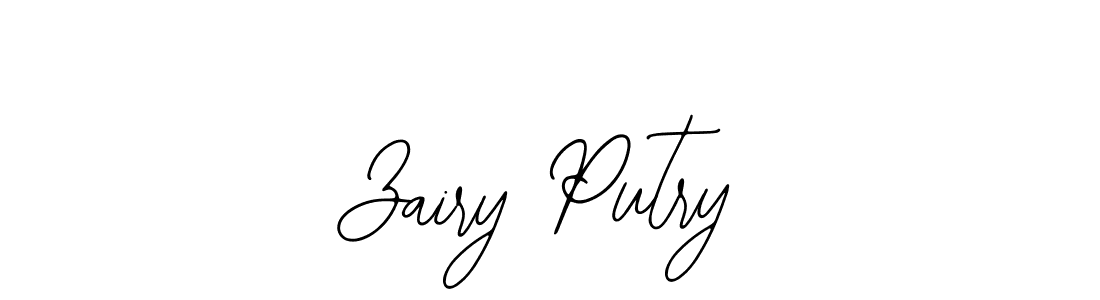 The best way (Bearetta-2O07w) to make a short signature is to pick only two or three words in your name. The name Zairy Putry include a total of six letters. For converting this name. Zairy Putry signature style 12 images and pictures png