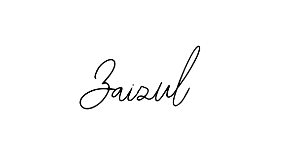 How to make Zaizul signature? Bearetta-2O07w is a professional autograph style. Create handwritten signature for Zaizul name. Zaizul signature style 12 images and pictures png