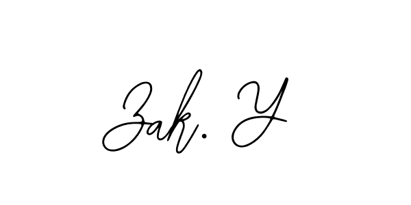 This is the best signature style for the Zak. Y name. Also you like these signature font (Bearetta-2O07w). Mix name signature. Zak. Y signature style 12 images and pictures png