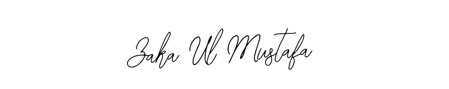 Also we have Zaka Ul Mustafa name is the best signature style. Create professional handwritten signature collection using Bearetta-2O07w autograph style. Zaka Ul Mustafa signature style 12 images and pictures png