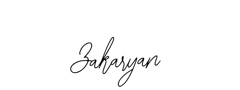 Design your own signature with our free online signature maker. With this signature software, you can create a handwritten (Bearetta-2O07w) signature for name Zakaryan. Zakaryan signature style 12 images and pictures png