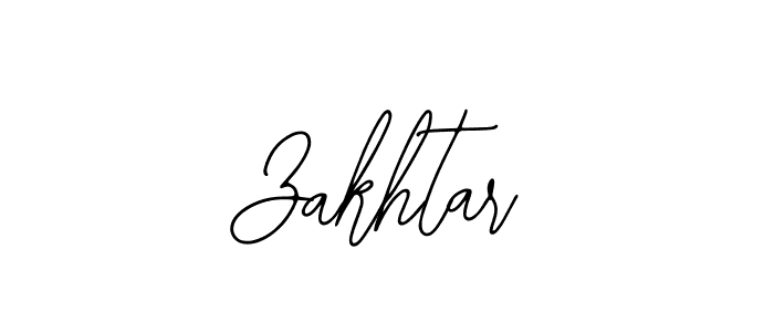 Design your own signature with our free online signature maker. With this signature software, you can create a handwritten (Bearetta-2O07w) signature for name Zakhtar. Zakhtar signature style 12 images and pictures png