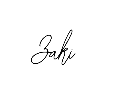Design your own signature with our free online signature maker. With this signature software, you can create a handwritten (Bearetta-2O07w) signature for name Zaki. Zaki signature style 12 images and pictures png