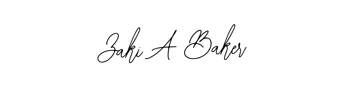 Bearetta-2O07w is a professional signature style that is perfect for those who want to add a touch of class to their signature. It is also a great choice for those who want to make their signature more unique. Get Zaki A Baker name to fancy signature for free. Zaki A Baker signature style 12 images and pictures png