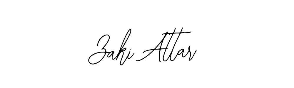 Similarly Bearetta-2O07w is the best handwritten signature design. Signature creator online .You can use it as an online autograph creator for name Zaki Attar. Zaki Attar signature style 12 images and pictures png