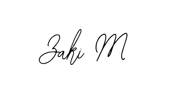 It looks lik you need a new signature style for name Zaki M. Design unique handwritten (Bearetta-2O07w) signature with our free signature maker in just a few clicks. Zaki M signature style 12 images and pictures png