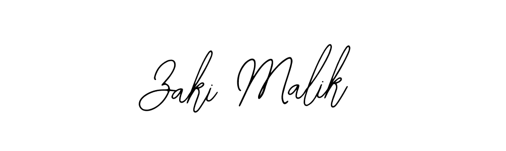 Make a beautiful signature design for name Zaki Malik. With this signature (Bearetta-2O07w) style, you can create a handwritten signature for free. Zaki Malik signature style 12 images and pictures png