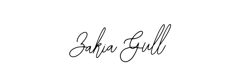 Design your own signature with our free online signature maker. With this signature software, you can create a handwritten (Bearetta-2O07w) signature for name Zakia Gull. Zakia Gull signature style 12 images and pictures png