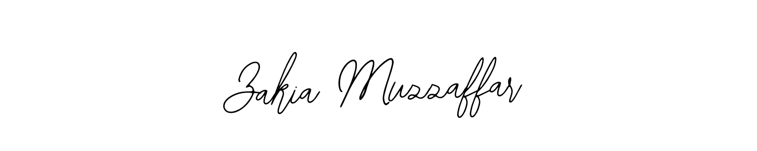 How to make Zakia Muzzaffar signature? Bearetta-2O07w is a professional autograph style. Create handwritten signature for Zakia Muzzaffar name. Zakia Muzzaffar signature style 12 images and pictures png