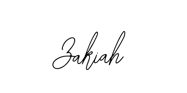 Zakiah stylish signature style. Best Handwritten Sign (Bearetta-2O07w) for my name. Handwritten Signature Collection Ideas for my name Zakiah. Zakiah signature style 12 images and pictures png