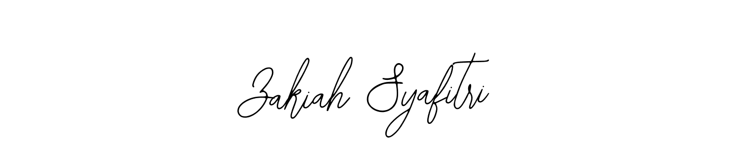 Also we have Zakiah Syafitri name is the best signature style. Create professional handwritten signature collection using Bearetta-2O07w autograph style. Zakiah Syafitri signature style 12 images and pictures png