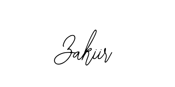 Make a beautiful signature design for name Zakiir. With this signature (Bearetta-2O07w) style, you can create a handwritten signature for free. Zakiir signature style 12 images and pictures png