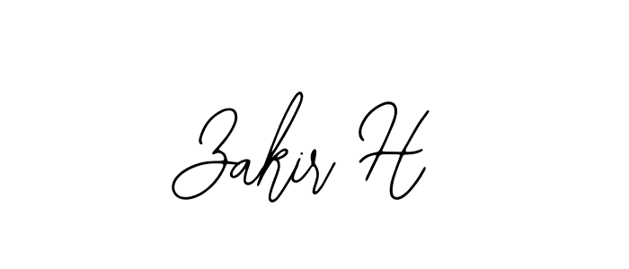 Zakir H stylish signature style. Best Handwritten Sign (Bearetta-2O07w) for my name. Handwritten Signature Collection Ideas for my name Zakir H. Zakir H signature style 12 images and pictures png