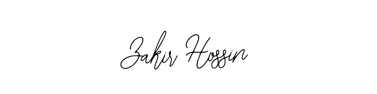 You should practise on your own different ways (Bearetta-2O07w) to write your name (Zakir Hossin) in signature. don't let someone else do it for you. Zakir Hossin signature style 12 images and pictures png
