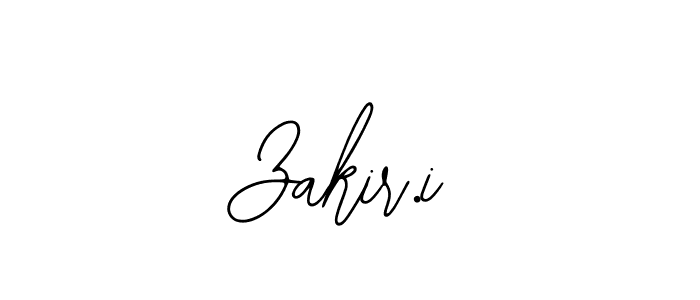 You should practise on your own different ways (Bearetta-2O07w) to write your name (Zakir.i) in signature. don't let someone else do it for you. Zakir.i signature style 12 images and pictures png