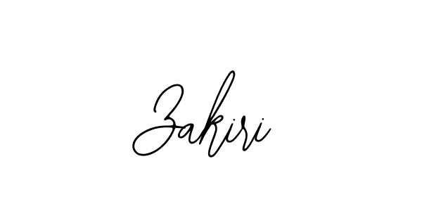How to make Zakiri signature? Bearetta-2O07w is a professional autograph style. Create handwritten signature for Zakiri name. Zakiri signature style 12 images and pictures png