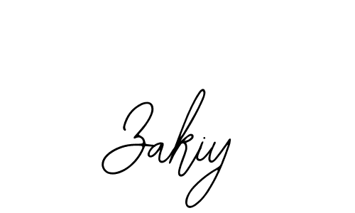 Use a signature maker to create a handwritten signature online. With this signature software, you can design (Bearetta-2O07w) your own signature for name Zakiy. Zakiy signature style 12 images and pictures png