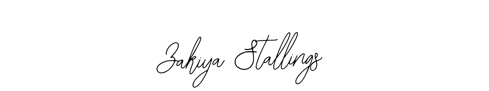 Make a beautiful signature design for name Zakiya Stallings. With this signature (Bearetta-2O07w) style, you can create a handwritten signature for free. Zakiya Stallings signature style 12 images and pictures png