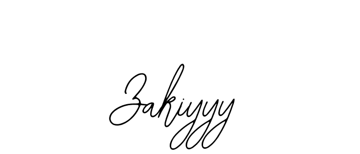 Make a beautiful signature design for name Zakiyyy. Use this online signature maker to create a handwritten signature for free. Zakiyyy signature style 12 images and pictures png