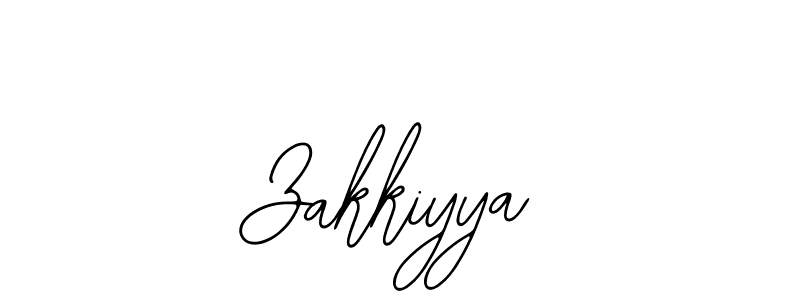 if you are searching for the best signature style for your name Zakkiyya. so please give up your signature search. here we have designed multiple signature styles  using Bearetta-2O07w. Zakkiyya signature style 12 images and pictures png