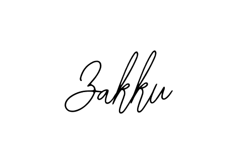 Design your own signature with our free online signature maker. With this signature software, you can create a handwritten (Bearetta-2O07w) signature for name Zakku. Zakku signature style 12 images and pictures png