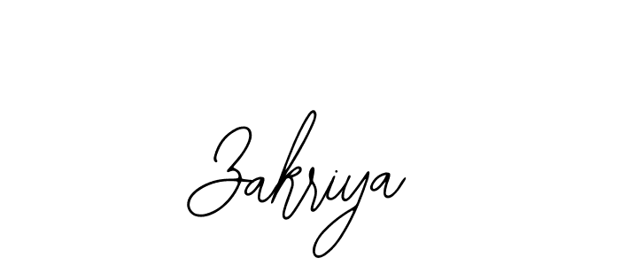 Also we have Zakriya name is the best signature style. Create professional handwritten signature collection using Bearetta-2O07w autograph style. Zakriya signature style 12 images and pictures png