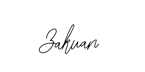 How to make Zakuan signature? Bearetta-2O07w is a professional autograph style. Create handwritten signature for Zakuan name. Zakuan signature style 12 images and pictures png