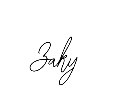 Also You can easily find your signature by using the search form. We will create Zaky name handwritten signature images for you free of cost using Bearetta-2O07w sign style. Zaky signature style 12 images and pictures png