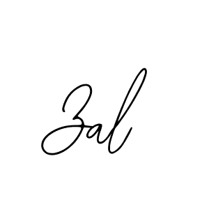 Use a signature maker to create a handwritten signature online. With this signature software, you can design (Bearetta-2O07w) your own signature for name Zal. Zal signature style 12 images and pictures png