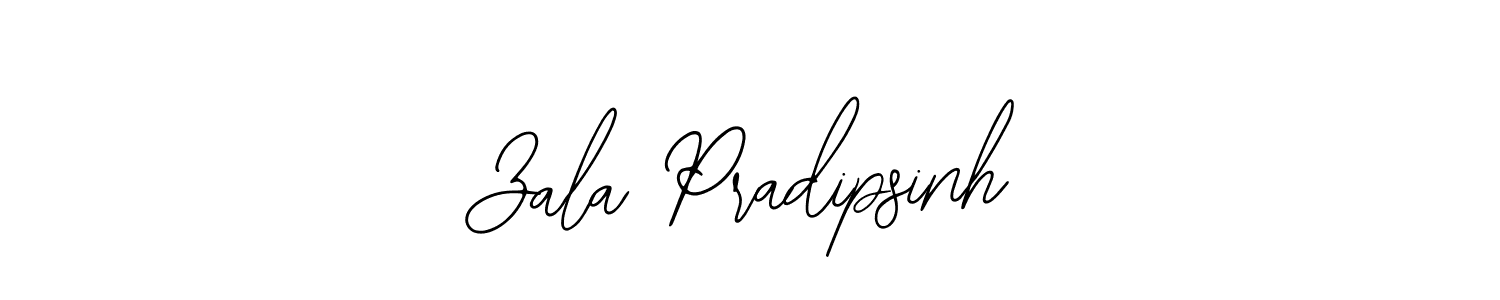 if you are searching for the best signature style for your name Zala Pradipsinh. so please give up your signature search. here we have designed multiple signature styles  using Bearetta-2O07w. Zala Pradipsinh signature style 12 images and pictures png